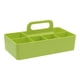 thumbnail image 2 of Caja de almacenamiento con múltiples compartimentos, cesta apilable, organizador para el hogar verde, 2 of 9