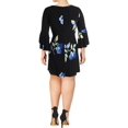 thumbnail image 2 of Lauren Ralph Lauren Womens Petites Tycenda Floral 3/4 Sleeves Cocktail Dress, 2 of 3