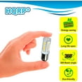thumbnail image 4 of HQRP Navigation and Anchor Light Ba15d Bayonet Base 24LEDs Dual Contact SMD LED Bulb Warm White 10-30 Volt DC, 4 of 8