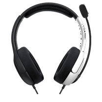 PDP Gaming LVL40 Wired Stereo Gaming Headset with Noise Cancelling Microphone: Nintendo Switch - Black & White, Nintendo Switch