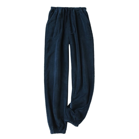 Kaemgyyd Womens Plush Pajama Pants Soft Winter Warm Fuzzy Pj Bottom Fleece Sleep Trousers Loungewear with Pockets
