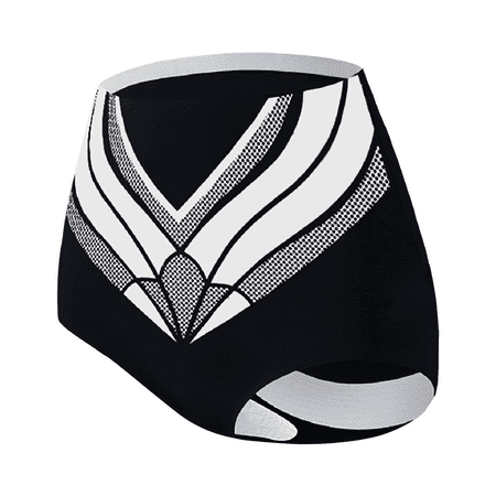 Fulorrnie Underwear for Women Plus Size High Waist Seamless Tummy Control Panty Banded Briefs Waistband Stretchable Panties  Black  XL