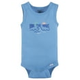 Gerber Baby Boy Tank Onesies Bodysuits, 4Pack, Sizes Newborn 24 Months