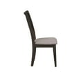 thumbnail image 4 of Liberty Furniture Double Bridge Splat Back Dining Chair in Gray/Dark Chestnut, 4 of 5