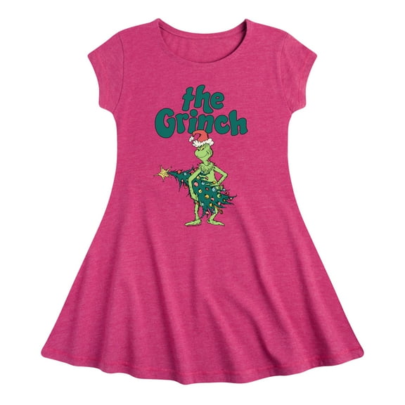 Dr. Seuss The Grinch - Christmas - Stealing Your Tree - Toddler & Youth Girls Fit & Flare Dress