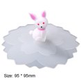 thumbnail image 2 of husxh Economic Silicone Cup Cover Reusable Heat Resistant Leakproof Cups Lid Sealed Cap for Home Accessories Parts Kits, 2 of 9