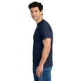 thumbnail image 3 of Gildan Men DryBlend Crewneck Pocket T-Shirt, Short Sleeve Classic Fit Tee, Navy, XL, 3 of 6