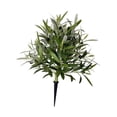 thumbnail image 4 of Olivo artificial, arbustos artificiales, plantas realistas con estaca para jardín, boda o césped., 4 of 9