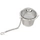 thumbnail image 1 of Stainless Steel Tea Infuser Reusable Loose Leaf Mesh Tea Filter Tea Strainer with Lid and Extended Chain Hook(Large Size), 1 of 2