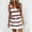 Wine, variant on Women's Casual Dress Beach Dresses For Women Casual Summer Striped Print Tennis Tank Dress Sleeveless Dress Green M