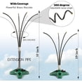 thumbnail image 3 of Lapalife Standing Misters for Outside Patio, 32.8FT Standing Misting Cooling System Outdoor Portable Stand Mister Hose for Garden Watering, Pet Cooling, Kids Water Playing, 3 of 7