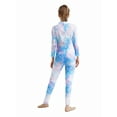 thumbnail image 3 of Aislor Girls Back Zipper Mermaid Bodysuit Full Body Gymnastics Unitard Long Sleeve Leotard Type E 9-10, 3 of 7