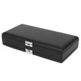 thumbnail image 1 of Estuche de caña de cuero negro de 2 capas para 20 cañas caja a prueba de humedad Accesorios para Instrumentos Musicales, 1 of 4