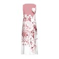 thumbnail image 5 of FcBaudy Robe Sans Manches Col Rond, Robes d'Été pour Femmes, Robes Femmes Robe Longue Imprimée Sans Manches et en Lin Col Rond Robe Femmes, 5 of 5