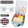 thumbnail image 4 of Lunch Box for Men Women Adults Insulated Lunch Bag for Outdoor Enthusiasts Busy Moms Reusable Portable Lunchbox, Starfish, 4 of 6