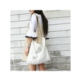 thumbnail image 2 of MAWCLOS Sac à Main pour Dames Messager Sac à Main Poignée Supérieure Multiples Poches Besaces Toile Femmes Mode Grande Capacité Blanc, 2 of 4