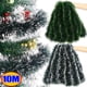 thumbnail image 2 of 10M Christmas Decor Ribbons Garland Xmas Tree Hanging Pendent Ornaments Green Cane Tinsel Wreath for New Year Party Home Decor, 2 of 5