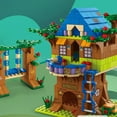 thumbnail image 2 of EIGTHTAIL6in1 NEW Tree House TreeHouse Blocks Girls‘ Castle Room Climb Slide Classic Model Building Blocks Sets Bricks Kid Gift Toys City, 2 of 7