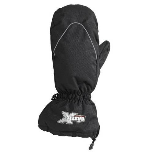 Castle X Platform Mens Snowmobile Mittens Black by Castle X Racewear