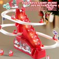thumbnail image 4 of Santa Claus Climbing Stairs Toy Little Automatic Ladder Toy Gift` N0R4, 4 of 9