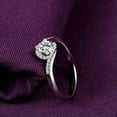 thumbnail image 5 of Elegant Round Cut 1.5ct Clear AAA Cz Women's 925 Silver Engagement Ring Sz 4-9.5, 5 of 6
