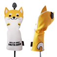 thumbnail image 2 of LOVIVER 4x Golf 3 5 UT Driver Headcover Dog Shape Yellow, 2 of 8