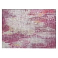 thumbnail image 2 of Addison Rugs Chantille Indoor/Outdoor Transitional Abstract Pink Washable Rectangle Rug, 1'8" x 2'6", 2 of 6