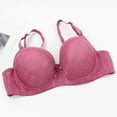 thumbnail image 6 of Kukoosong Underwire Bras for Women Fashion Women's Solid Color Maternity Sleeping Underwear with Underwear Daily Bra, Sizes 80E, 6 of 6