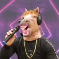 thumbnail image 1 of Máscara de Raptor con piel Original para hombre, máscara de látex con cabeza de dinosaurio de dragón Furri, casco de Animal peludo, disfraz de Halloween, 1 of 4