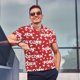 thumbnail image 4 of Fotbe Popcorn2 Camiseta Polo de Golf para Hombre con Estampado – Camisa Deportiva Transpirable con Cuello Abotonado-Large, 4 of 6
