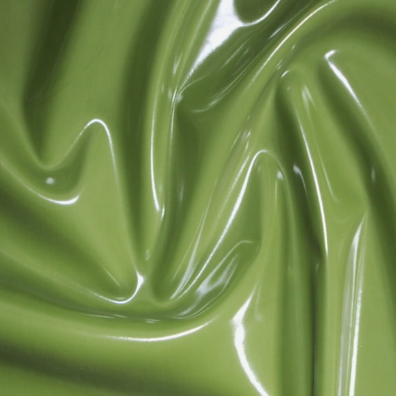 Army green Stretch PVC fabric for fashion and upholstery