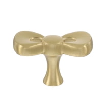 unbranded Creative Bow Shaped Cabinet Handle Single Hole Drawer Pulls For Bedroom Wardrobe Brass Drawer Knobs Vintage Bowknot Door Handle