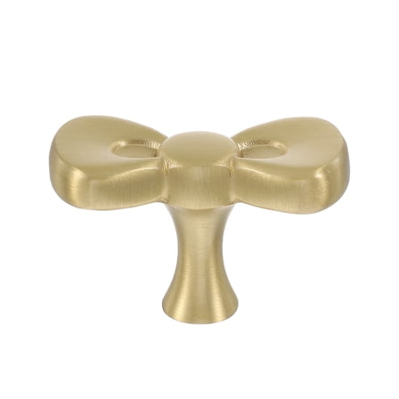 unbranded Creative Bow Shaped Cabinet Handle Single Hole Drawer Pulls For Bedroom Wardrobe Brass Drawer Knobs Vintage Bowknot Door Handle