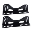 thumbnail image 2 of Terraxo 2 Pieces Race Seat Brackets Bucket Seat Side Mount Brackets Aluminum Alloy L Shape Bracket Kit Easy Installation Adjustable Design Suitable for Car Mo black, 2 of 8