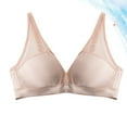 thumbnail image 2 of 1pc Breathable No Steel Wire Ultrathin Triangle Cup for Lady Girls - Size XL (Pink), 2 of 6