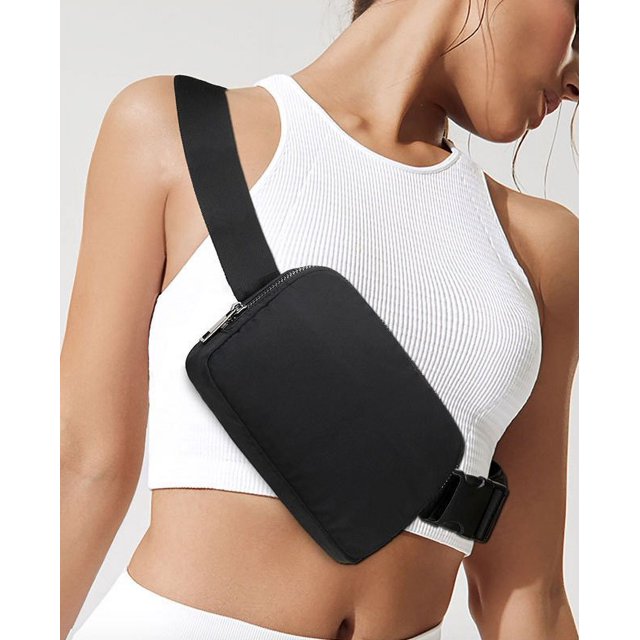 AMERTEER Mini Sac Ceinture Unisexe avec Sangle Réglable Petite Pochette pour Entraînement Course Voyage Randonnée