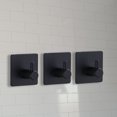 thumbnail image 4 of Ganchos de pared - Ganchos autoadhesivos para puerta de baño, cocina, paquete de 4 (negro) Ehuebsd Libre de BPA, 4 of 8