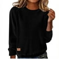 thumbnail image 7 of cocolona Womens Corduroy Tops Crew Neck Long Sleeve Pullover Shirts Dressy Casual Blouses Fall Fashion Sweatshirts, 7 of 7