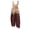 Vermilion, variant on WTOBBY Women's Retro Suspender Jumpsuit Pants with Halloween Print, Casual Loose Fit in Cotton Linen Blend, Comfortable and Stylish for Everyday Wear,Hot PinkL