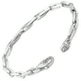 thumbnail image 2 of Pompeii Men's Round Link 14k Gold (20gram) or Platinum (32gram) 5mm Bracelet 8.5" (,), 2 of 3