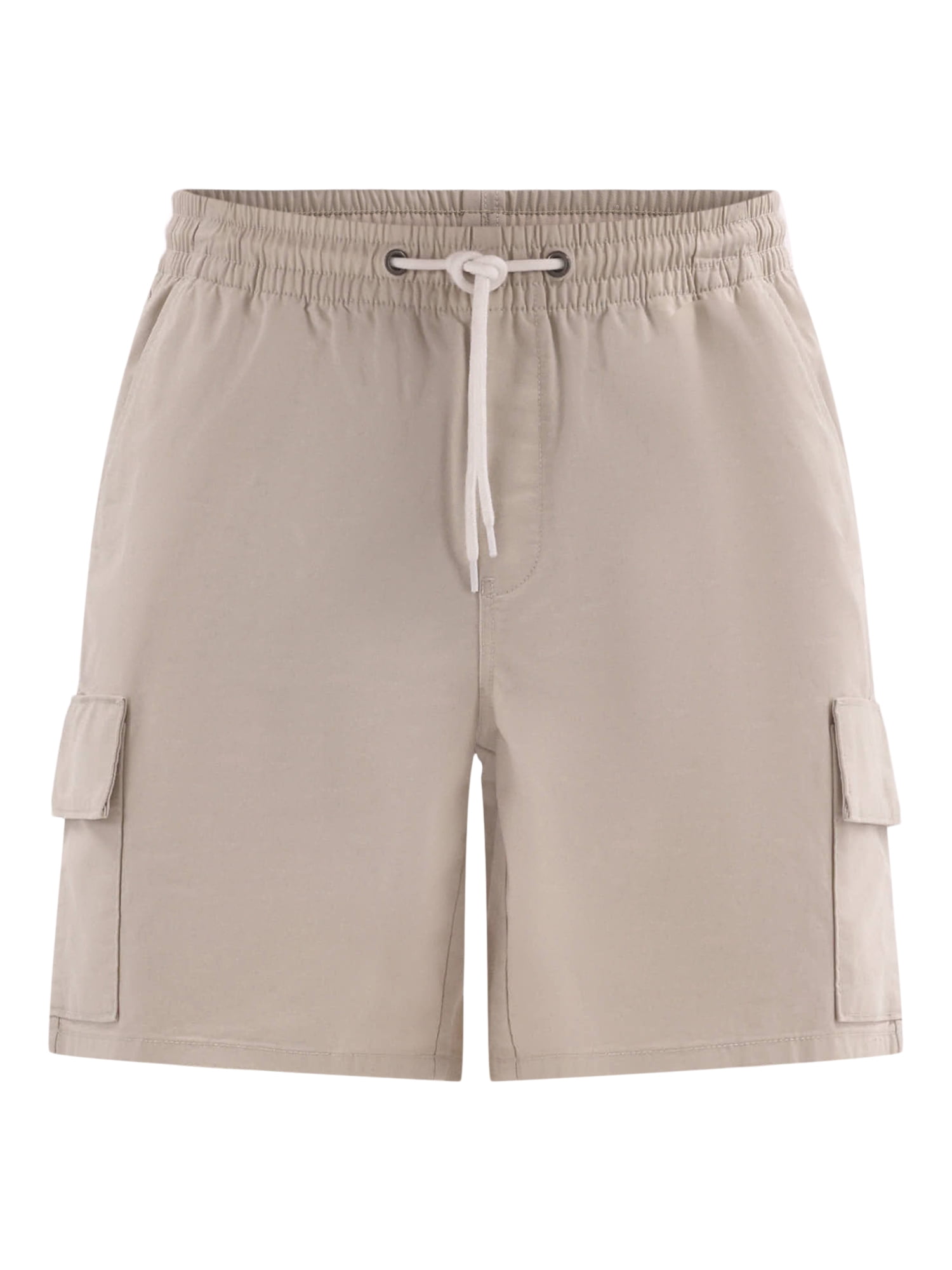 No Boundaries Men's & Big Men's Twill Cargo Shorts, 7" Inseam, Sizes XS-5XL