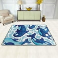 thumbnail image 3 of SKYSONIC Area Rug Pad Decorative Orca Whales Nursery Rugs Floor Mat for Kids Playing Room Living Room Bedroom, 72 x 48 inch, 3 of 6