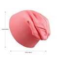 thumbnail image 3 of TMOYZQ Toddler Baby Boys Girls Cotton Slouchy Hip-Hop Hats Unisex Kids Soft Stretch Lightweight Skull Caps Sleeping Cap Dwarf Hat for 5 Months-6 Years, 3 of 3