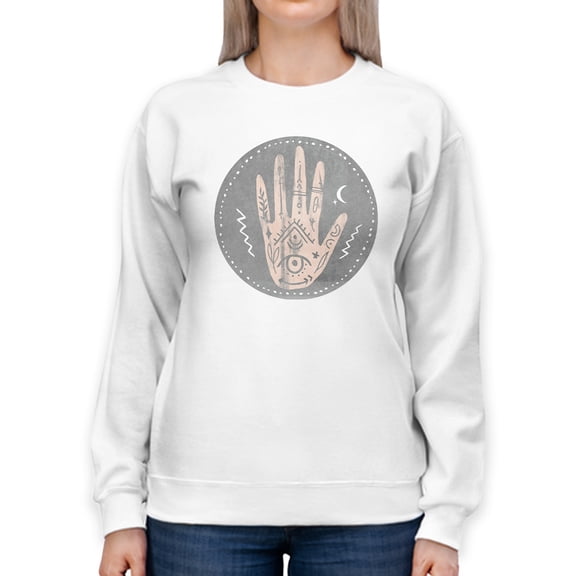 Oracle Reading C Sweatshirt Women -Annie Warren Designs, Female Medium