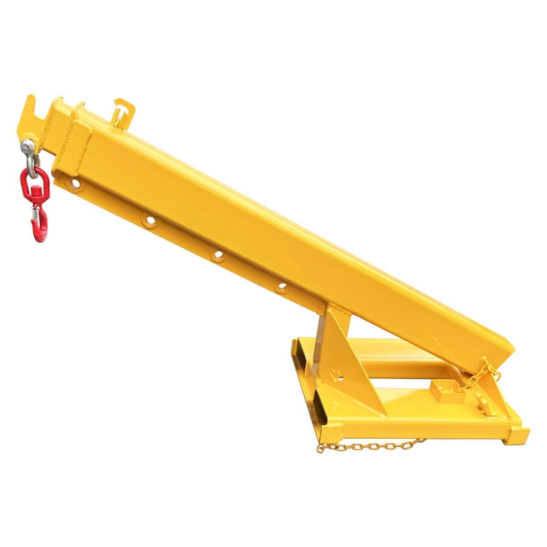 Preasion Forklift Lifting Hoist Swivel Hook Mobile Crane Adjustable Mobile Crane Lifting Hoist Truss Jib Boom Hook (4400 lb/ 2T Capacity), Size: 5.3