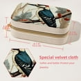 thumbnail image 5 of Woodpecker Portable Velvet Earring Organizer with Removable Compartment, Necklace Holder, Jewelry Organizer, and Decorative Gift Box, 5 of 7