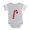 Heather Grey, variant on CafePress - Candy Cane Graffitti_Wh - Cute Infant Baby Football Bodysuit