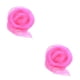 thumbnail image 2 of Qarigey Bufandas cuadradas Pañuelo de gasa Adornos para el cabello Accesorio de fiesta Ropa informal para niños de jardín de infantes para Fucsia 60*60cm 2Conjunto, 2 of 6