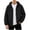 #Black, variant on Fanshiluo Men's Hooded Full‑Zip Long Sleeve Windbreaker Jacket, Lightweight Water‑Resistant Casual Outerwear for Men,L,Big and Tall Men