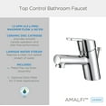 thumbnail image 3 of Danze D224530 Amalfi Single-Handle Bathroom Faucet, Chrome, 3 of 6